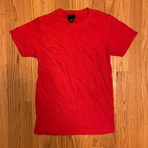 classic red tshirt
